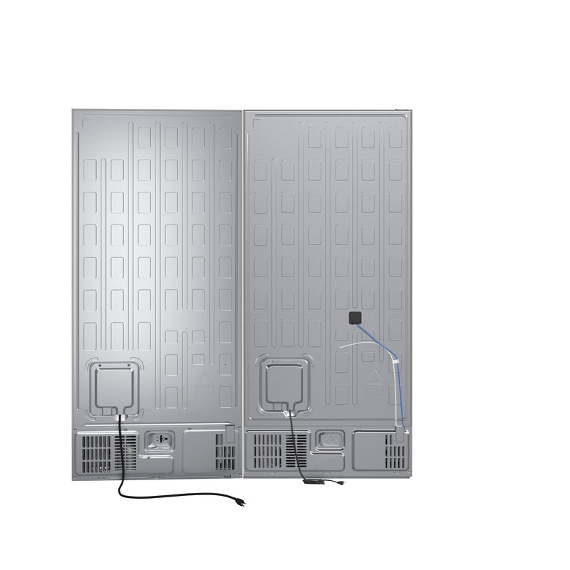 Load image into Gallery viewer, Forno Milano 2-Piece 62-Inch, Stainless Steel Freestanding Dual Bottom Freezer Refrigerator - FFFFD1787-60S
