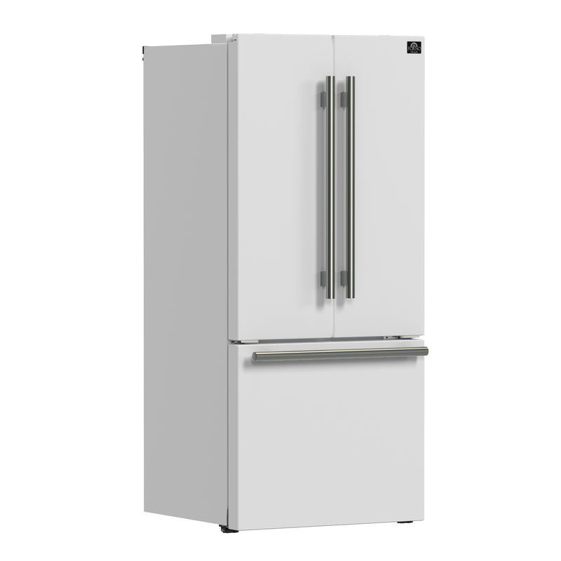 Load image into Gallery viewer, Forno Gallipoli Espresso 30-Inch White French Door Refrigerator, Bottom Freezer, 17.5 Cu. Ft., No Frost, Ice Maker
