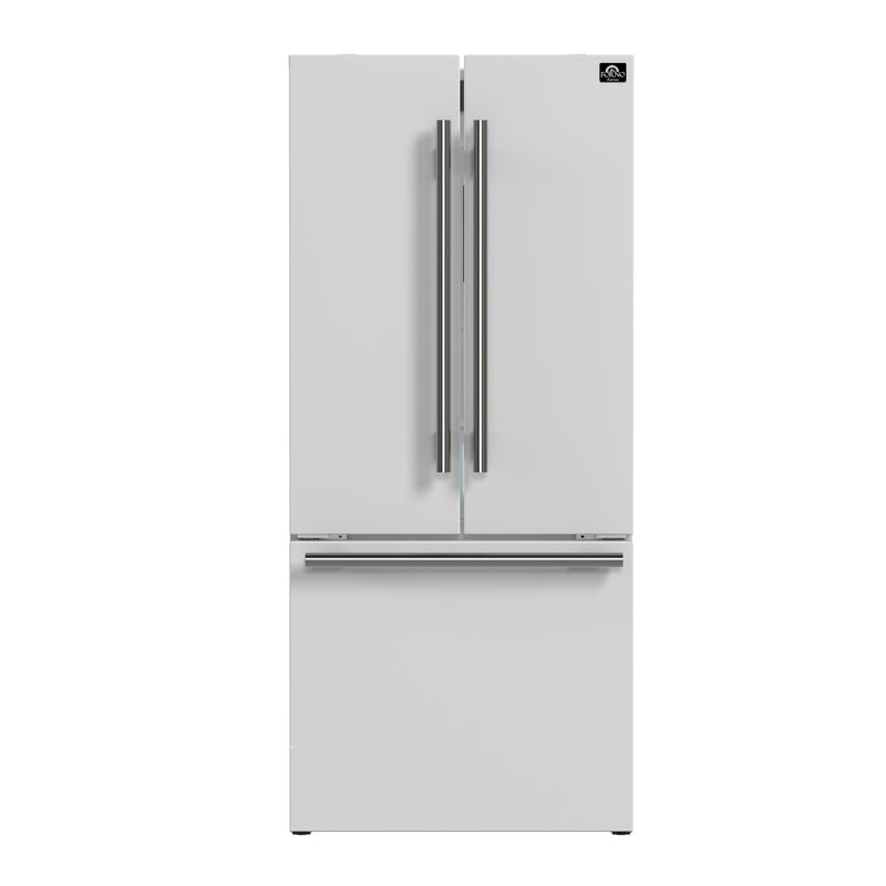 Load image into Gallery viewer, Forno Gallipoli Espresso 30-Inch White French Door Refrigerator, Bottom Freezer, 17.5 Cu. Ft., No Frost, Ice Maker
