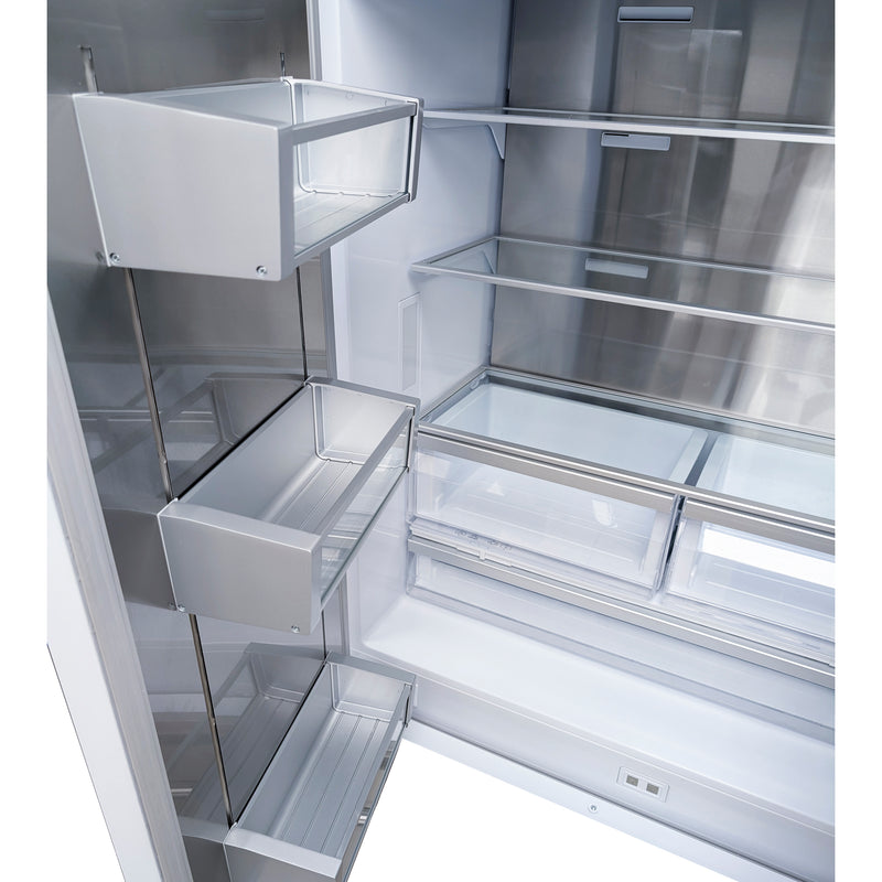Load image into Gallery viewer, Forno Rivestito Panel Ready Refrigerator, French Door, 36 Inch, Energy Star, Fast Freeze
