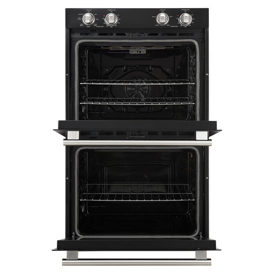 Forno Vomero 30-Inch, Black Double Wall Oven - FBOEL1324-30BLK
