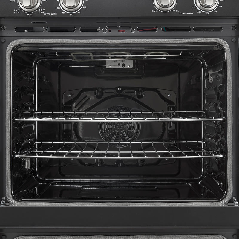 Load image into Gallery viewer, Forno Vomero 30-Inch, Black Double Wall Oven - FBOEL1324-30BLK
