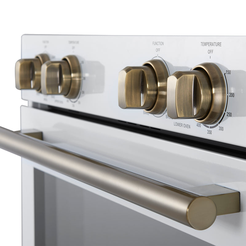 Load image into Gallery viewer, Forno Vomero 30-Inch, White Double Wall Oven - FBOEL1324-30WHT
