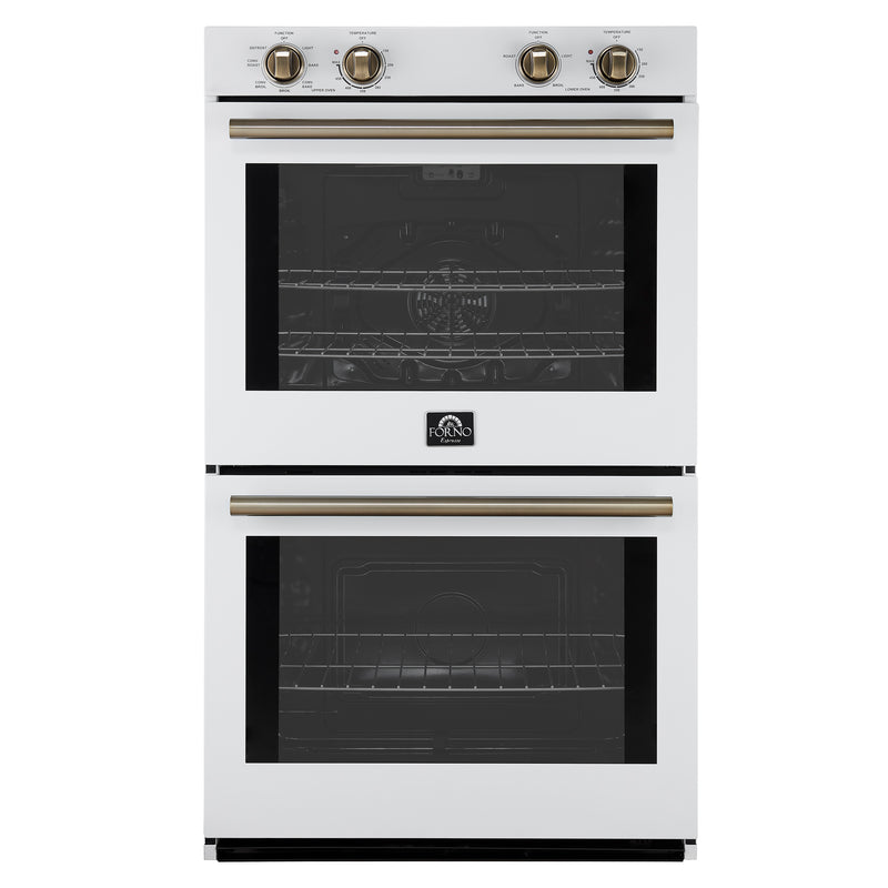 Load image into Gallery viewer, Forno Vomero 30-Inch, White Double Wall Oven - FBOEL1324-30WHT
