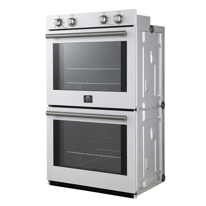 Load image into Gallery viewer, Forno Vomero 30-Inch, White Double Wall Oven - FBOEL1324-30WHT
