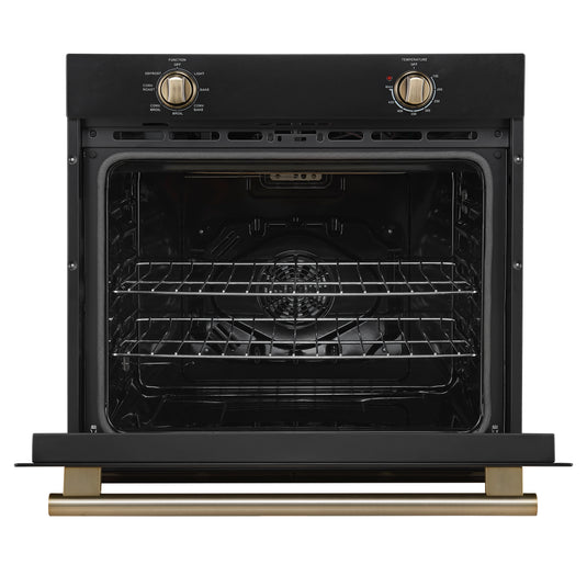 Forno Vomero 30-Inch, Black Wall Oven - FBOEL1370-30BLK