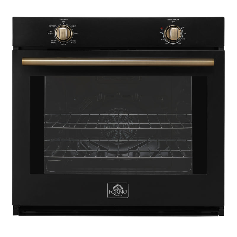 Load image into Gallery viewer, Forno Vomero 30-Inch, Black Wall Oven - FBOEL1370-30BLK
