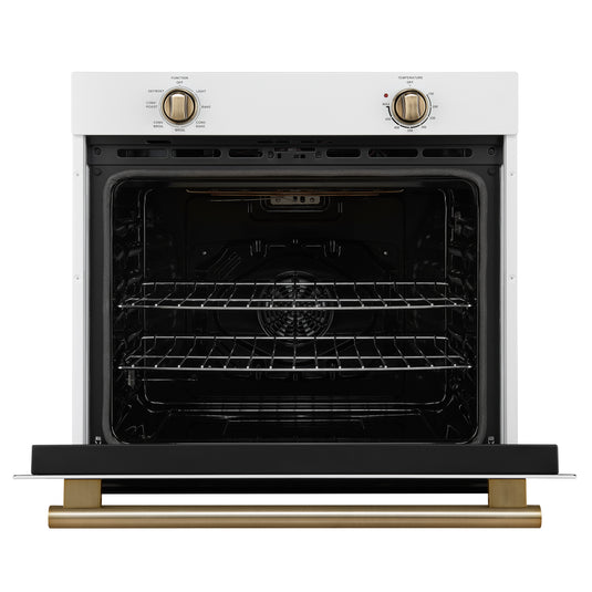 Forno Vomero 30-Inch, White Wall Oven - FBOEL1370-30WHT