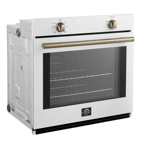 Forno Vomero 30-Inch, White Wall Oven - FBOEL1370-30WHT