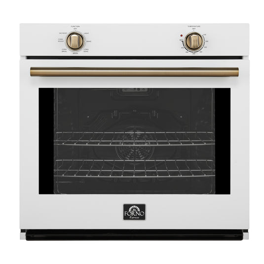 Forno Vomero 30-Inch, White Wall Oven - FBOEL1370-30WHT