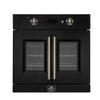 Forno Asti 30-Inch, Black French Door Electric Wall Oven with Air Fryer - FBOEL1333-30BLK