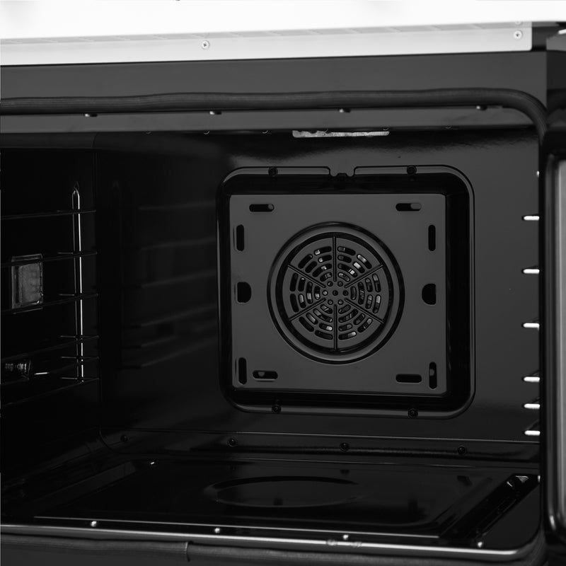 Load image into Gallery viewer, Forno Asti 30-Inch French Door Electric Wall Oven in White &amp; Antique Brass, 3.68 cu. ft. True Convection, 3,600W, Air Fry, Sous Vide, Self-Clean
