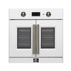 Forno Asti 30-Inch, White French Door Electric Wall Oven - FBOEL1333-30WHT