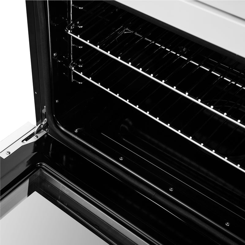 Load image into Gallery viewer, Forno Asti 30-Inch Double Electric Wall Oven with Upper French Doors in White &amp; Antique Brass, 7.36 cu. ft. Dual True Convection, 7,200W, Air Fry, Sous Vide, Self-Clean
