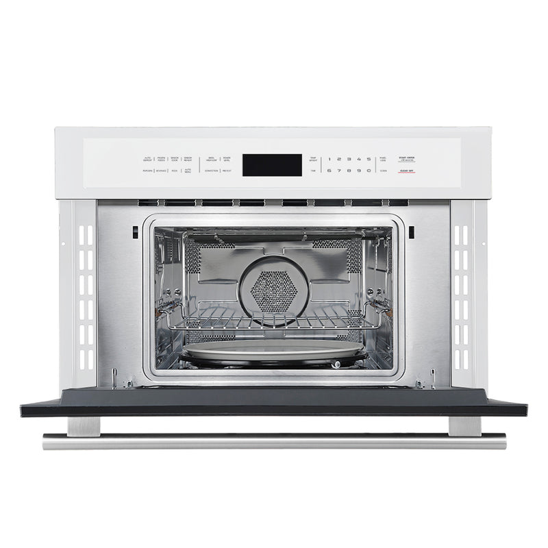 Load image into Gallery viewer, Oliena Espresso White 30 Inch 1750 Watt Compact Oven &amp; 1000 Watt Microwave, 1.6 cu. ft.
