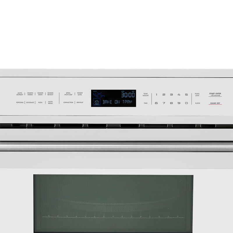 Load image into Gallery viewer, Oliena Espresso White 30 Inch 1750 Watt Compact Oven &amp; 1000 Watt Microwave, 1.6 cu. ft.
