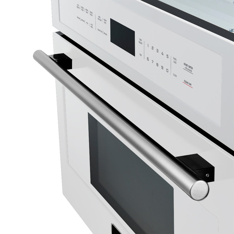 Load image into Gallery viewer, Oliena Espresso White 30 Inch 1750 Watt Compact Oven &amp; 1000 Watt Microwave, 1.6 cu. ft.
