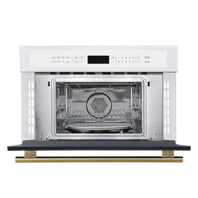 Load image into Gallery viewer, Oliena Espresso White 30 Inch 1750 Watt Compact Oven &amp; 1000 Watt Microwave, 1.6 cu. ft.
