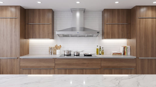 Forno Orvieto 60-Inch Wall Mount Range Hood, LED Lighting, Heavy Duty, Stainless Steel